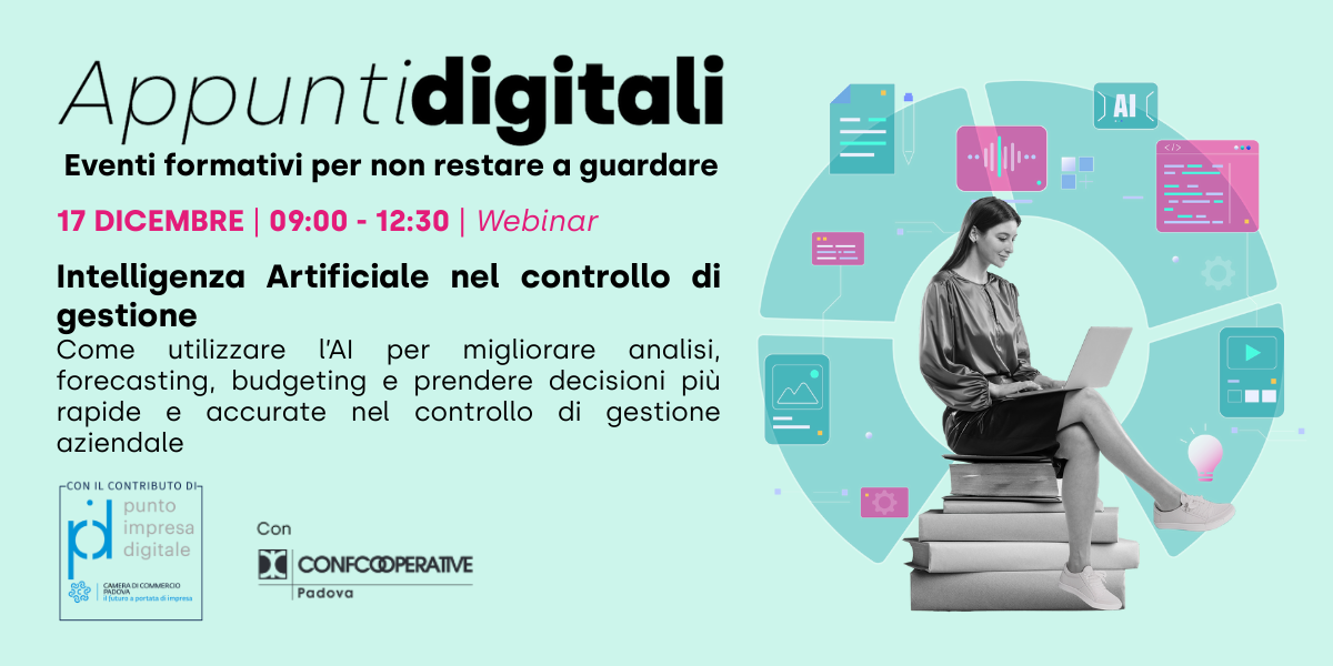 Webinar "Intelligenza Artificiale nel controllo di gestione"